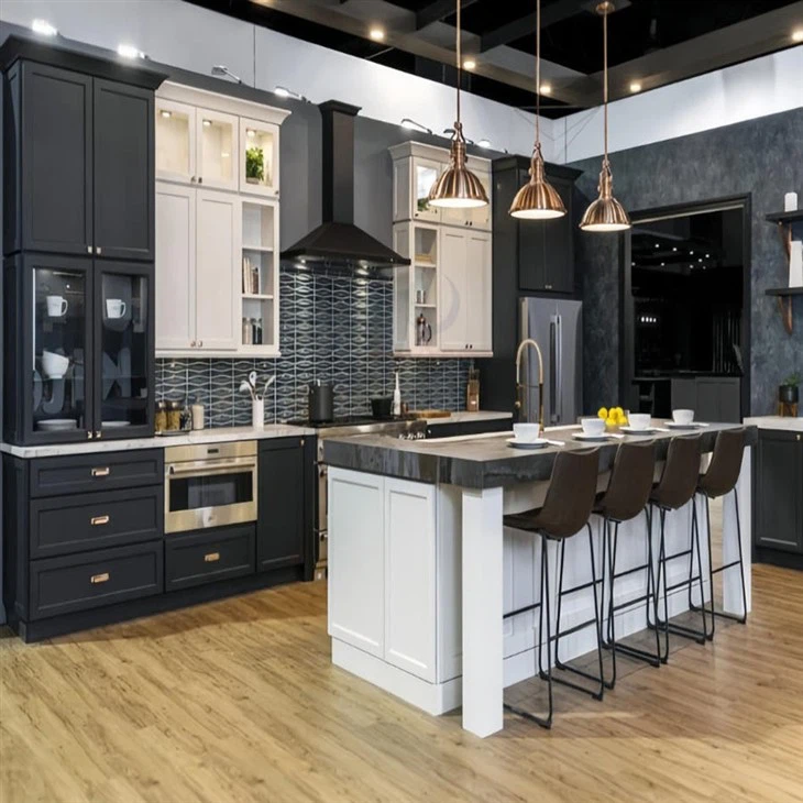 black rta kitchen cabinets-03